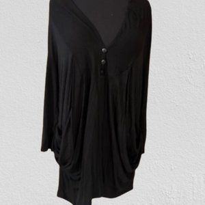 Emerald USA  Black Button Closure Cardigan 4329  NWT Boutique